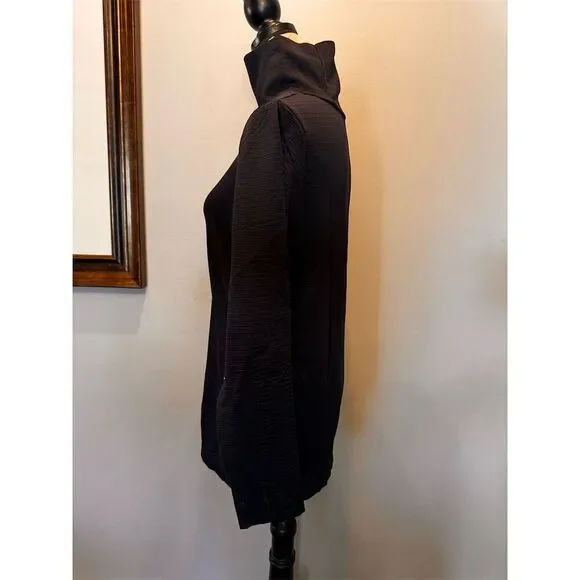 Athleta Women's 1X Black Long Sleeve Turtleneck Top Casual NWT - Picture 5 of 13